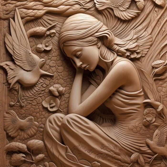 نموذج ثلاثي الأبعاد لآلة CNC 3D Art 